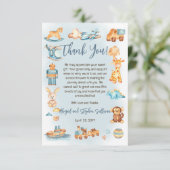 Het is een padvinder | Baby shower van gevulde Spe Bedankkaart (Staand voorkant)