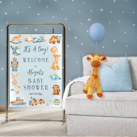 Het is een padvinder | Baby shower van gevulde Spe Poster