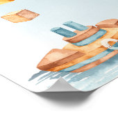 Het is een padvinder | Baby shower van gevulde Spe Poster (Hoek)