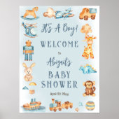 Het is een padvinder | Baby shower van gevulde Spe Poster (Voorkant)