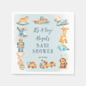 Het is een padvinder | Baby shower van gevulde Spe Servet (Voorkant)