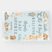 Het is een padvinder | Baby shower van gevulde Spe Spandoek (Horizontaal)