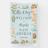 Het is een padvinder | Baby shower van gevulde Spe Spandoek (Verticaal)