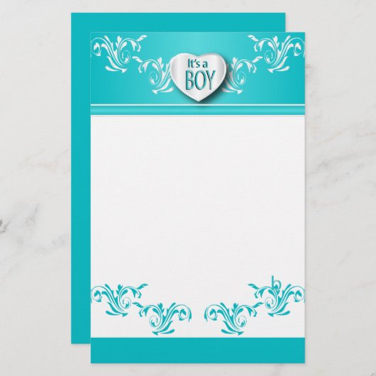 Het is een padvinder briefpapier (Voorkant / Achterkant)