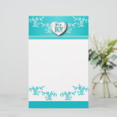 Het is een padvinder briefpapier (Staand voorkant)