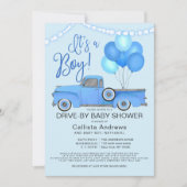Het is een padvlinder die op Baby shower rijdt Kaart (Voorkant)