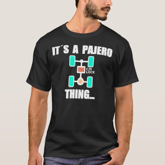 HET IS EEN PAJERO DINGEN... Uitgebreid T-shirt (Voorkant)