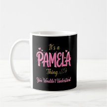 Het is een Pamela-ding Roze Goud Vrouwen Cadeau