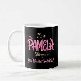 Het is een Pamela-ding Roze Goud Vrouwen Cadeau Koffiemok