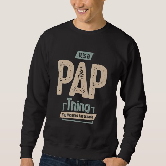 Het is een papding papa grootvader trui (Voorkant)
