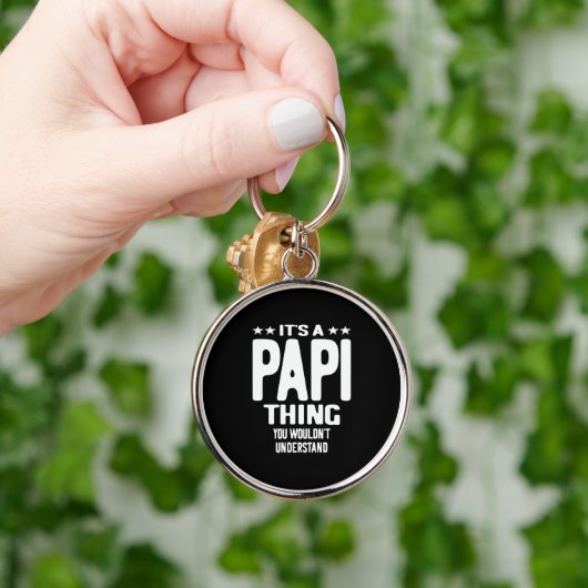 Het is een Papi-ding | Vader Gift Sleutelhanger (Hand)
