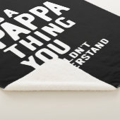 Het is een Pappa Thing Father Gift Sherpa Deken (3/4)