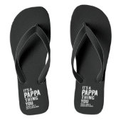 Het is een Pappa Thing Father Gift Teenslippers (Voetbed)