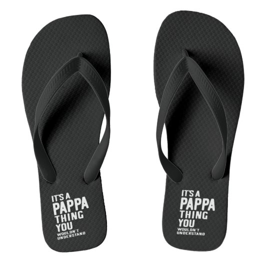Het is een Pappa Thing Father Gift Teenslippers (Voetbed)