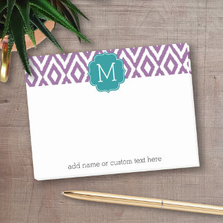 Het is een Partij - Ikat Patroon met Aangepast Mon Post-it® Notes