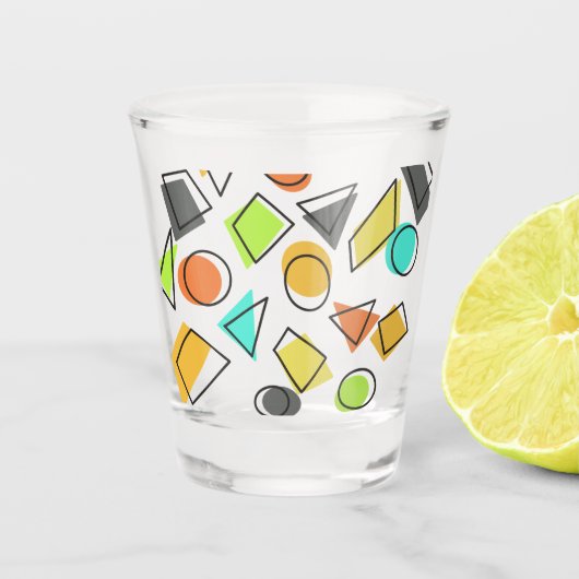 Het is een partijscheerglas shot glas (Voorkant)