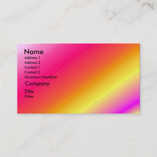 Het is een partijtje - het in de schaduw gestelde visitekaartje (Voorkant)