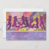 Het is een partijuitnodiging kaart (Voorkant)