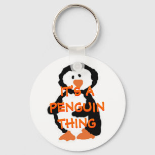 HET IS EEN PENGUIN DINGEN SLEUTELHANGER