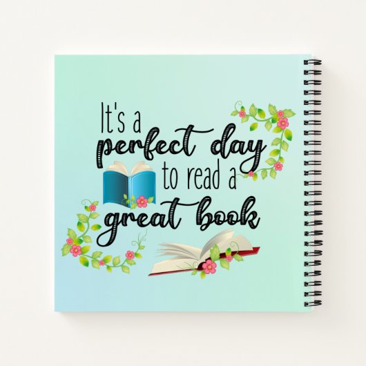 Het is een perfecte dag om een geweldig boek te le (Achterkant)