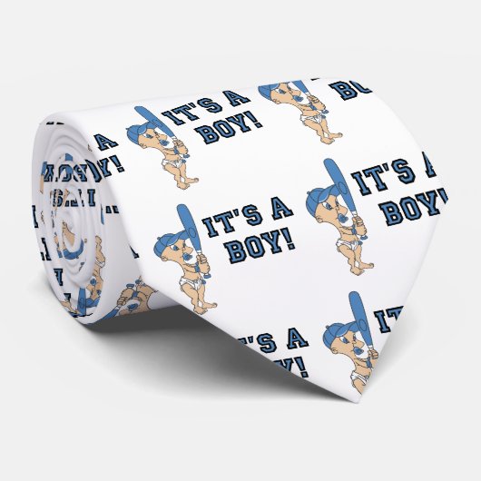 Het is een peuterhonkbal Stropdas (Opgerold)