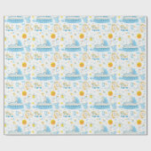 Het is een peuterpapier cadeaupapier (Vlak)