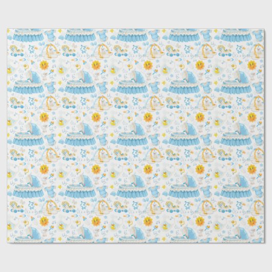 Het is een peuterpapier cadeaupapier (Vlak)