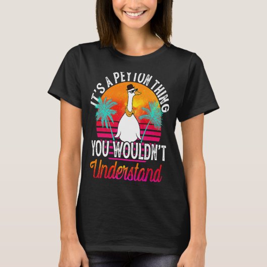 Het is een Peyton-ding dat je niet zou begrijpen T-shirt (Voorkant)