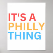 HET IS EEN PHILLY-DING POSTER (Voorkant)