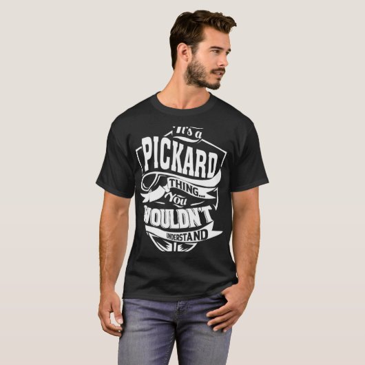 Het is een PICKARDTing T-shirt (Voorkant volledig)