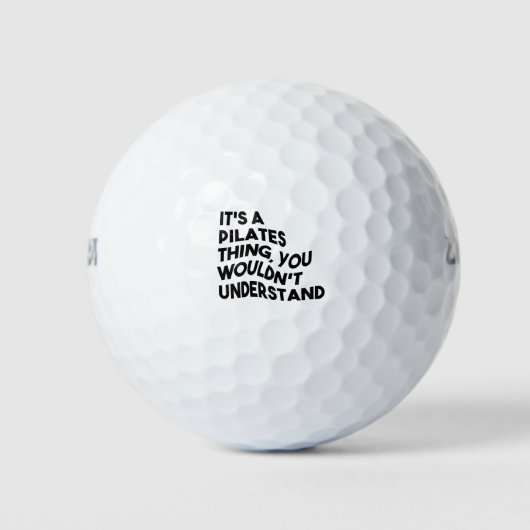 Het is een piloot ding, je zou het niet begrijpen golfballen (Voorkant)