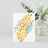 Het is een pinda briefkaart (Staand voorkant)