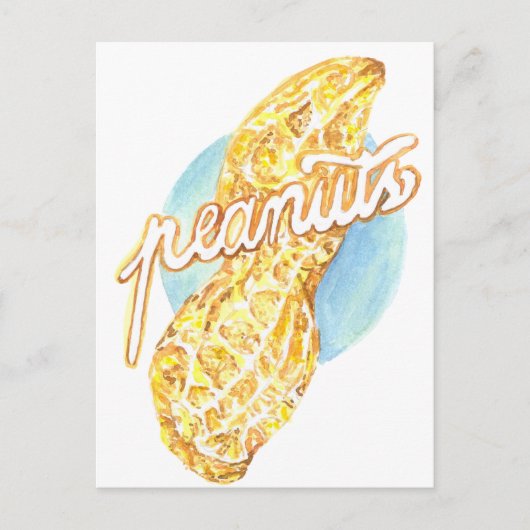 Het is een pinda briefkaart (Voorkant)