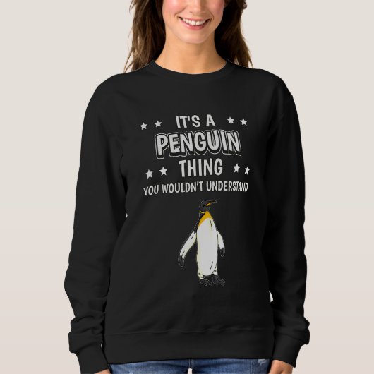 Het is een pinguïn ding citeren vogelpinguïns trui (Voorkant)