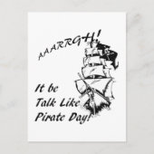 Het is een piraatdag briefkaart (Voorkant)