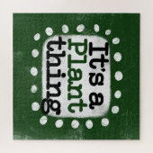 Het is een Plant ding puzzel (Horizontaal)