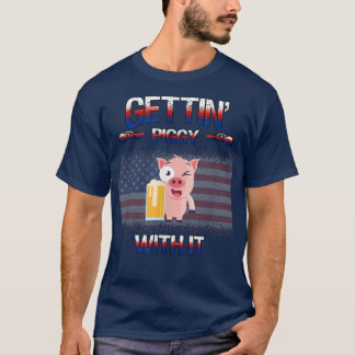 Het is een podium met een draai Drink Sarcastische T-shirt
