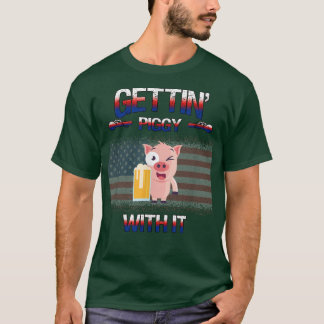 Het is een podium met een draai Drink Sarcastische T-shirt