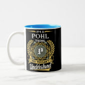Het is een Pohl-ding dat je niet zou begrijpen Tweekleurige Koffiemok (Links)