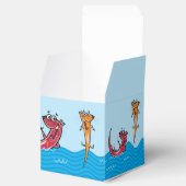 Het is een poolparty met otters bedankdoosjes (Geopend)