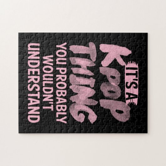 Het is een pop ding dat je niet zou begrijpen legpuzzel (Horizontaal)