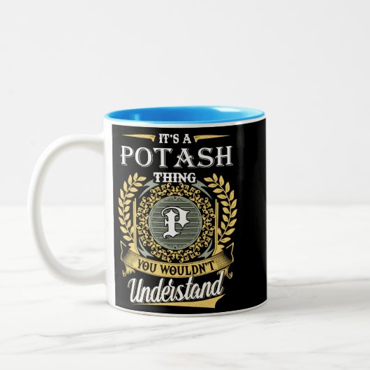 Het is een Potas Ding Dat Je Niet Kunt Begrijpen Tweekleurige Koffiemok (Links)