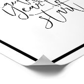 Het is een prachtig Jaar om Calligrafietoewijzing Poster (Hoek)