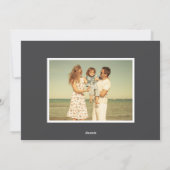 Het is een prachtig leven Calligraphy Twee Foto Feestdagenkaart (Achterkant)