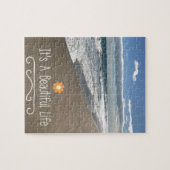 Het is een prachtig leven in het strand legpuzzel (Horizontaal)