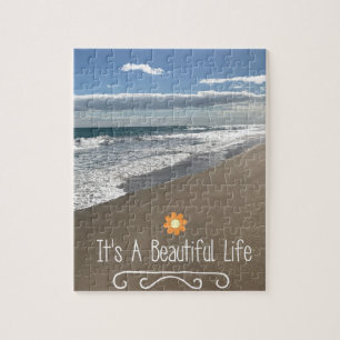 Het is een prachtig leven in het strand legpuzzel