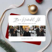 Het is een prachtig leven Kerstmis Nieuwjaar Foto