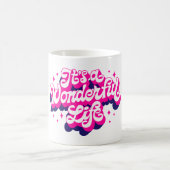 Het is een prachtig leven koffiemok (Center)