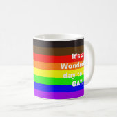 Het is een prachtige dag koffiemok (Voorkant rechts)