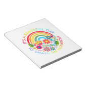 Het is een prachtige dag om de patriarchie Femini  Notitieblok (Schuin)